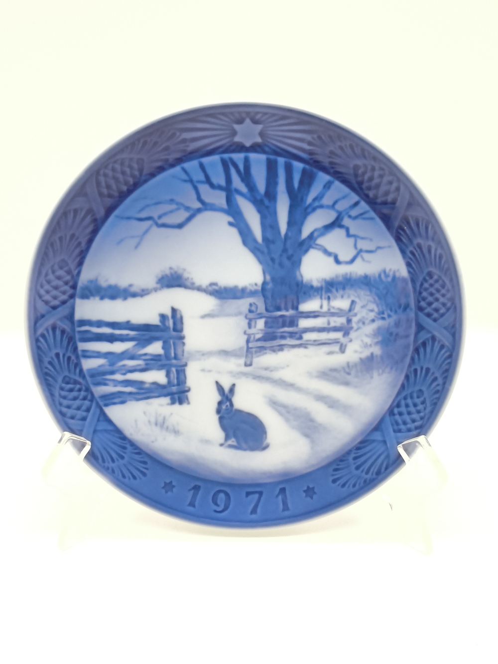 Born in 1971? This Vintage Royal Copenhagen Rabbit Plate is Hare-y Cute!